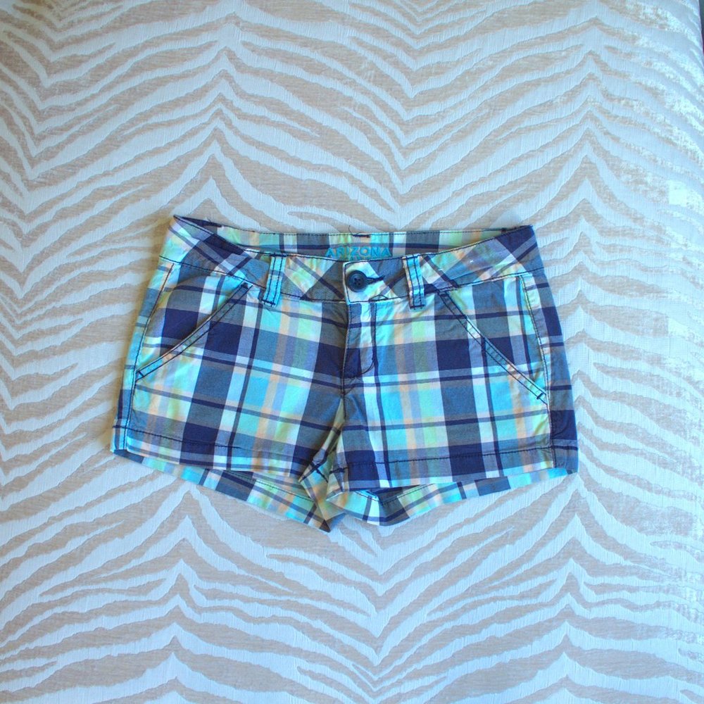 Arizona Jean Co. | Plaid Navy Blue Shorts